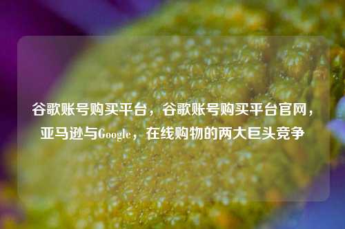 谷歌账号购买平台，谷歌账号购买平台官网，亚马逊与Google，在线购物的两大巨头竞争